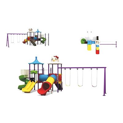 MYTS Mega Kitten frame swing  & dual and wavy slides 